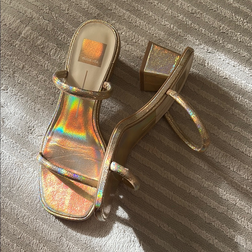 Dolce Vita Iridescent Women's Sandals - Picture 5 of 8